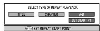 SHARP DV-HR300F - A-B Repeat Playback (Repeat Playback of a Specified Part) - 1