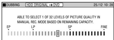 SHARP DV-HR300F - When "MANUAL SETTING (MN)" is selected: - 1