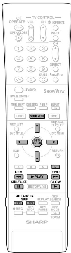 SHARP DV-HR300F - NOTE - 1