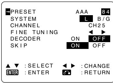 SHARP DV-HR300F - Channel Setting - 2
