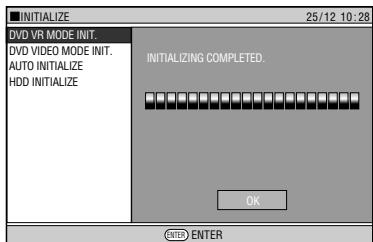 SHARP DV-HR300F - Basic Operation for INITIALIZE/FINALIZE - 6