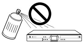 SHARP DV-HR300F - Upkeep of cabinet - 2