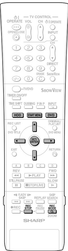 SHARP DV-HR300F - NOTE - 1