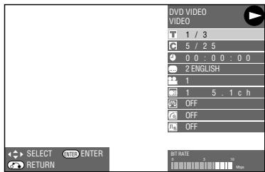 SHARP DV-HR300S - Press FUNCTION (under the cover) during playback. - 1