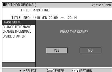 SHARP DV-HR300S - Press  to select "YES", then press SET/ENTER. - 1