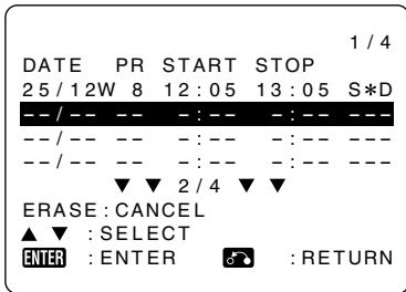 SHARP DV-HR300S - Preparations for timer confirmation - 1