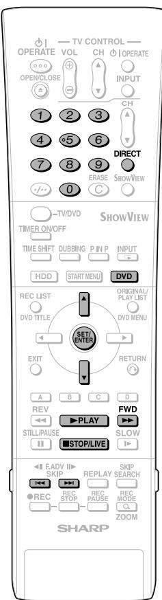 SHARP DV-HR300S - Playback by Selecting Title - 1