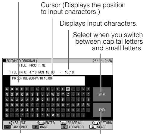 SHARP DV-HR300S - Change Title Name. - 1