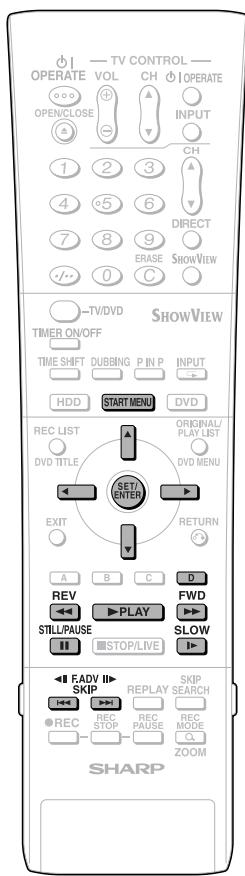 SHARP DV-HR300S - NOTE - 1