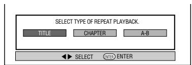 SHARP DV-HR300S - Repeat Playback of a Title or Chapter (Repeat Playback) - 1