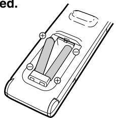 SHARP DV-HR300S - Loading the Batteries - 2