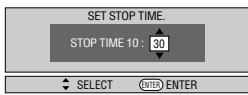 SHARP DV-HR350F - Press ▲/▼ to set the end time. - 1
