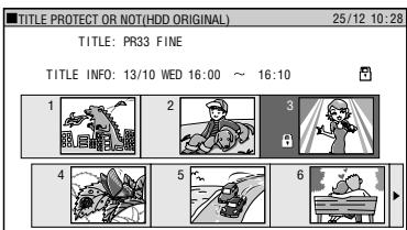 TITLE PROTECT OR NOT(HDD ORIGINAL) 25/12 10:28 TITLE: PR33 FINE TITLE INFO: 13/10 WED 16:00 ~ 16:10