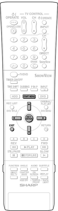 φ1 — TV CONTROL — OPERATE VOL CH φ1 OPERATE OPEN/CLOSE INPUT CH 1 2 3 4 5 6 DIRECT 7 8 9 SHOWVIEW 0 C TV/DVD ShowVIEW TIMER ON/OFF TIME SHIFT DUBBING P IN P INPUT HDD START MENU DVD REC LIST ORIGINAL/ DVD TITLE PLAY LIST DVD MENU SET/ENTER EXIT RETURN A B C D REV FWD STILL/PAUSE STOP/LIVE SLOW FUNCTION ANGLE AUDIO SUBTITLE DIRECT CHAPTER ON SCREEN DISPLAY REC TV MARK SCREEN RGB OFF TAMPER BACK PROOF LIGHT SHARP