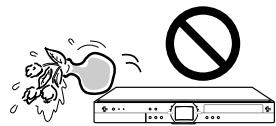 SHARP DV-HR350F - Do not place objects on the Recorder. - 1