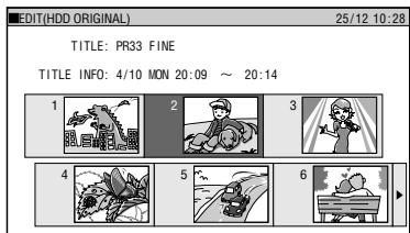 EDIT(HDD ORIGINAL) 25/12 10:28 TITLE: PR33 FINE TITLE INFO: 4/10 MON 20:09 ~ 20:14 1 2 3 4 5 6