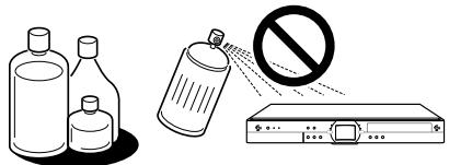 SHARP DV-HR350F - Upkeep of cabinet - 1