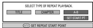 SHARP DV-HR350S - A-B Repeat Playback (Repeat Playback of a Specified Part) - 1