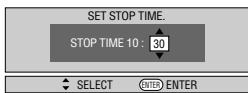 SHARP DV-HR350S - Press / to set the end time. - 1