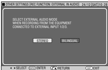SHARP DV-HR450F - Basic Operation for REC FUNCTION Setting - 4
