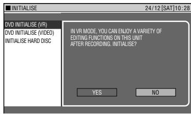 SHARP DV-HR450F - Basic Operation for INITIALISE/FINALISE - 3