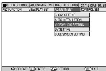 SHARP DV-HR450F - Basic Operation for ADJUSTMENT Setting - 3
