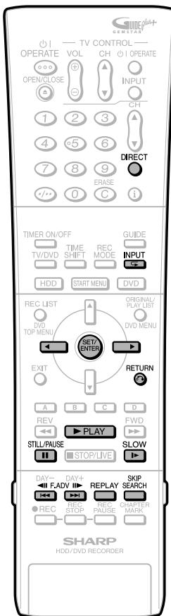 SHARP DV-HR450F - When playing back a video CD or audio CD - 4