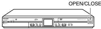 SHARP DV-HR450F - Loading Disc - 1