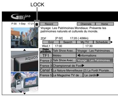 SHARP DV-HR450F - Lock/Unlock Video Window - 1