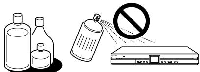 SHARP DV-HR450F - Upkeep of cabinet - 1