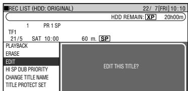SHARP DV-HR450F - Before Starting Editing - 3