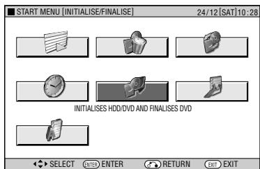 SHARP DV-HR450S - Basic Operation for INITIALISE/FINALISE - 1