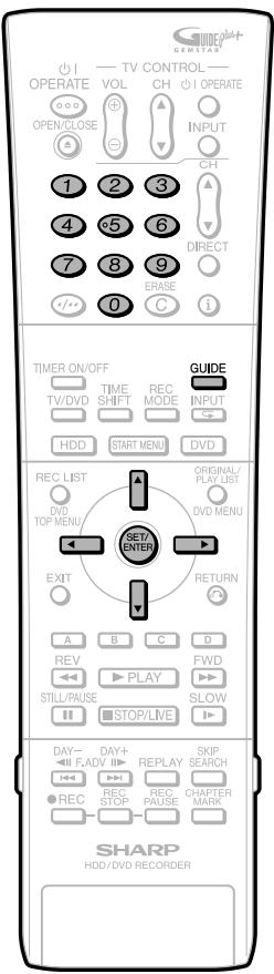 SHARP DV-HR450S - Press Red (A) to turn the channel on/off. - 1