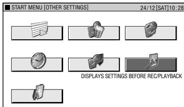 SHARP DV-HR450S - Basic START MENU Operation - 1