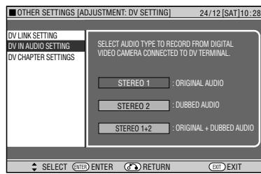 SHARP DV-HR450S - DV CHAPTER SETTING - 3