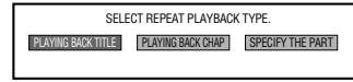 SHARP DV-HR450S - Repeat Playback of a Title or Chapter (Repeat Playback) - 1