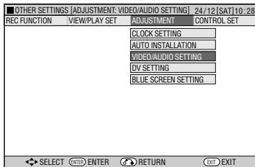 SHARP DV-HR450S - Basic Operation for ADJUSTMENT Setting - 3