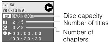 SHARP DV-HR450S - Checking Remaining Time and Other Information - 1