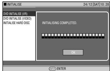 SHARP DV-HR450S - Basic Operation for INITIALISE/FINALISE - 5