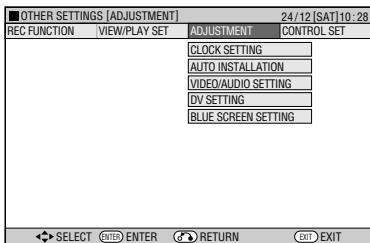 SHARP DV-HR450S - Basic Operation for ADJUSTMENT Setting - 2