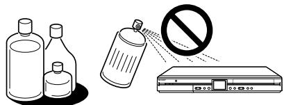 SHARP DV-HR450S - Upkeep of cabinet - 1