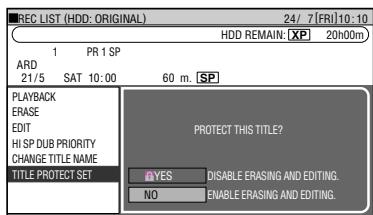 SHARP DV-HR450S - Select ("REC LIST") in "START MENU" screen, then press SET/ENTER. - 1