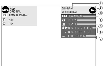 SHARP DV-HR450S - Press ON SCREEN (under the cover) or DVD. - 1