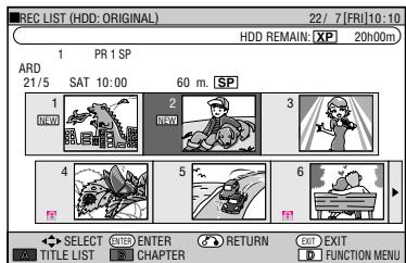 SHARP DV-HR450S - Press /  / to select the title to edit. - 1