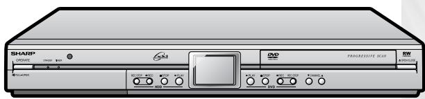 SHARP DV-HR450S - BEDIENUNGSANLEITUNG OPERATION MANUAL - 1