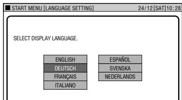 SHARP DV-HR450S - Changing Language Setting - 3