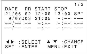 SHARP DV-NC65S - Setting a Recording - 5