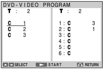 SHARP DV-NC65S - Press  or  to select the desired chapter and press ENTER. - 1