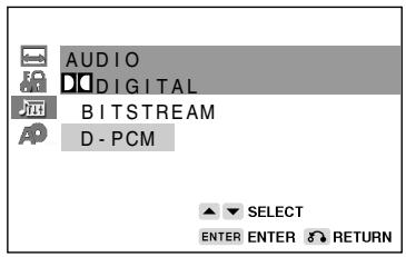 SHARP DV-NC65S - Setting the DOLBY DIGITAL - 1