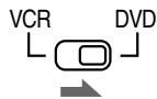 SHARP DV-NC65S - When connecting a TV with the DVD/VCR shared output jacks - 1